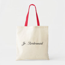 Jr. Bridesmaid Canvas Bags