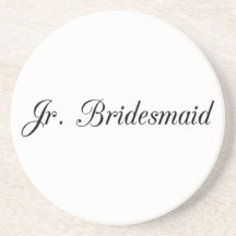 Jr. Bridesmaid Coaster