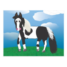 JR. Paint horse Post Cards