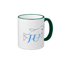 JU dolphin mug for left handed