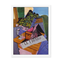 Juan Gris A Pot of Geraniums Postcards