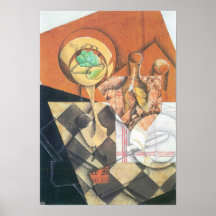 Juan Gris - Fruit peel and carafe Posters