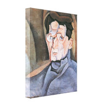 Juan Gris - Portrait Maurice Raynal Gallery Wrap Canvas