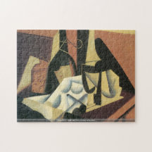 Juan Gris - Still Life with a white tablecloth puz Puzzle