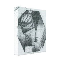 Juan Gris - Still Life with cigar box Stretched Canvas Prints