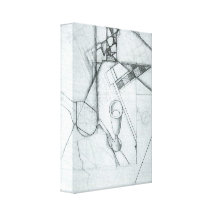 Juan Gris - Still Life with glass and board game Gallery Wrap Canvas