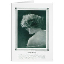 Juanita Hansen vintage 1916 portrait card