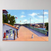 Juarez Mexico International Bridge Poster