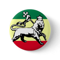 Judah Lion, Estonia flag Pinback Buttons