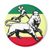 Judah Lion, Estonia flag Fridge Magnet