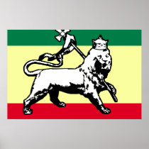 Judah Lion, Estonia flag Poster