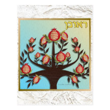 Judaica 12 Tribes Israel Reuben Postcard