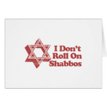 Judaism Roll Shabbos cards