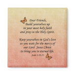 Jude 1:20-21 ~ Holy Faith Refrigerator Magnet