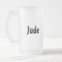 Jude-Name Style-Frosted Mug