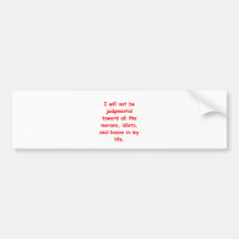 JUDGE BUMPER STICKERS