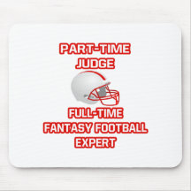 Judge .. Fantasy Football Expert Mousepads