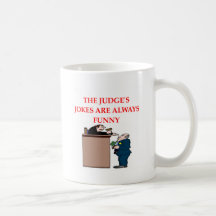 judge jokes coffee mug