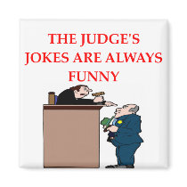 judge jokes refrigerator magnet
