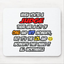 Judge .. OMG WTF LOL Mouse Pad