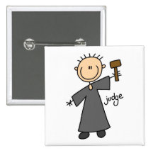 Judge Stick Figure Button