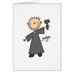 Judge Stick Figure Card