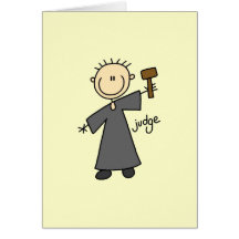 Judge Stick Figure Cards