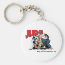 Judo Choke Out Keychain