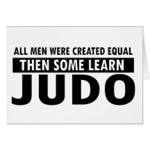 judo designs greeting card