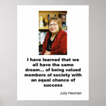 Judy Heuman Poster