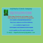 JudyMarisa Eclectic Company, Digital Photograph... business cards