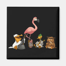 Jug Band O' Birds Magnet