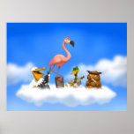 Jug Band O' Birds Poster
