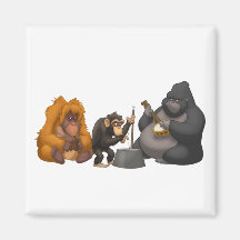 Jug Band of the Apes Magnet