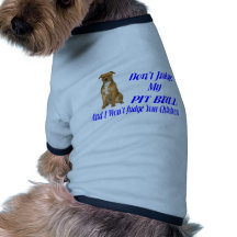 JUGEMENT DE PITBULL T-SHIRT POUR CHIEN