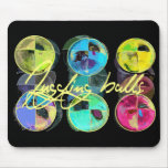 JUGGLING BALLS MOUSE PAD