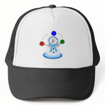Juggling Snowman Mesh Hats