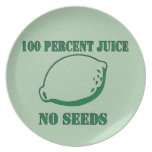 Juice No Seeds Plates