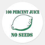 Juice No Seeds Stickers