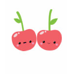 Juicy Cute Kawaii Cherries t-shirts