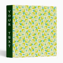juicy lemons vinyl binders