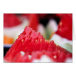 Juicy Watermelon close-up Cards