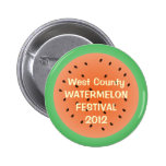 Juicy watermelon half red summer custom event pins