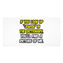 Juif en dictionnaire… mon image cartes avec photo