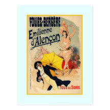 Jules Chéret,advertisment,1890 Postcards