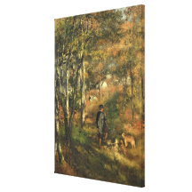 Jules Le Coeur in the Forest of Fontainebleau Gallery Wrapped Canvas