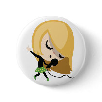 Jules the Singer Pinback Buttons