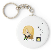 Jules the Singer Keychain