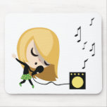 Jules the Singer Mouse Mats
