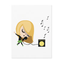 Jules the Singer Postcard